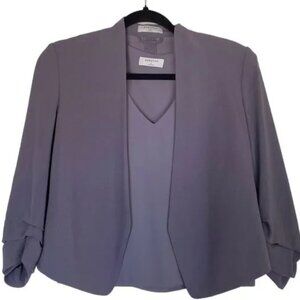 Babaton Cropped Power Blazer – Purple/Gray, Size 00
